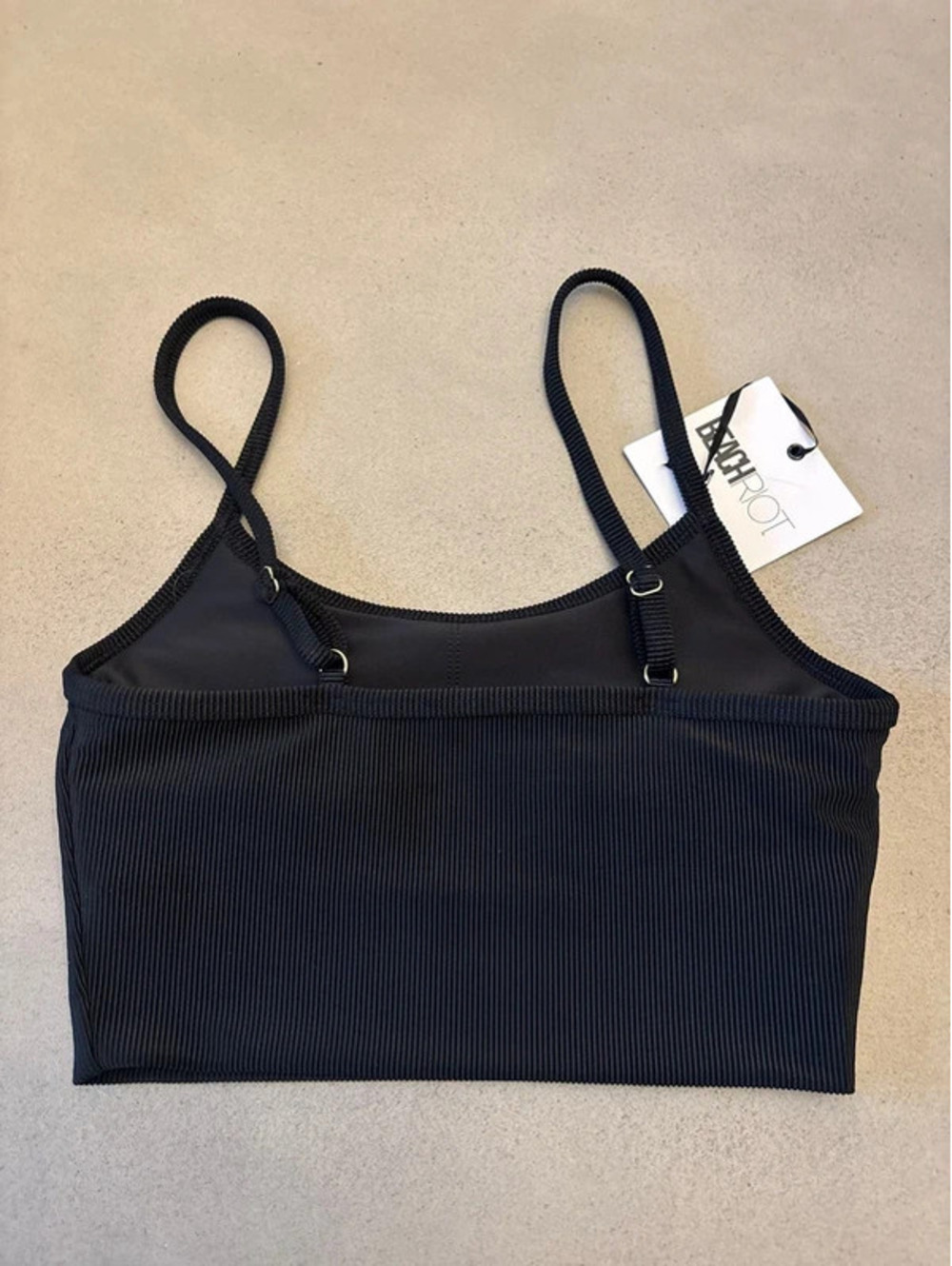 Beach Riot Elara Rib Bikini Top-S - Picture 4 of 6
